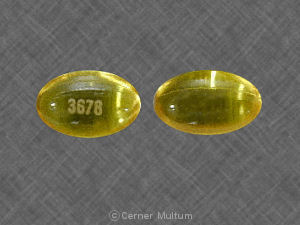 Pill 3678 Yellow Oval is Benzonatate