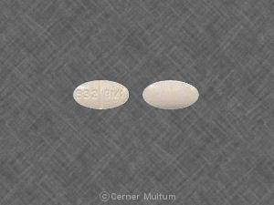 Pill 832 BM1 White Oval is Benztropine Mesylate