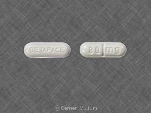 Betapace 80 mg 80 mg BETAPACE