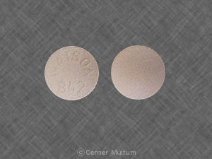 Bisoprolol fumarate and hydrochlorothiazide 5 mg / 6.25 mg WATSON 842