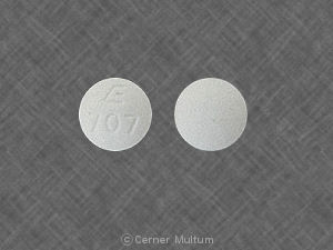 Bisoprolol fumarate and hydrochlorothiazide 10 mg / 6.25 mg E 707