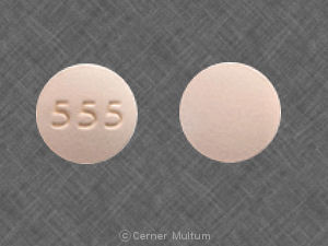 Pill 555 Orange Round is Bupropion Hydrochloride Extended-Release (SR)