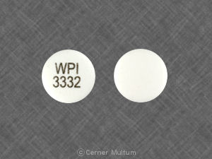 Bupropion hydrochloride extended-release (XL) 300 mg WPI 3332