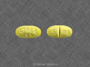 Buspirone hydrochloride 5 mg 5mg ETHEX 264