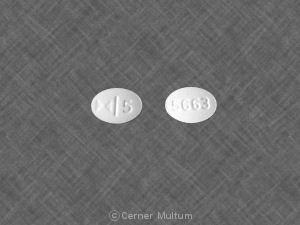 Pill Logo 5 5663 White Elliptical/Oval is BusPIRone Hydrochloride