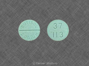 Butisol sodium 30 mg BUTISOL SODIUM 37 113