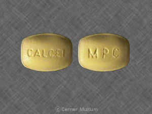 Pill CALCET MPC Yellow Barrel is Calcet