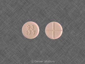 Captopril and hydrochlorothiazide 25 mg / 25 mg 93 177