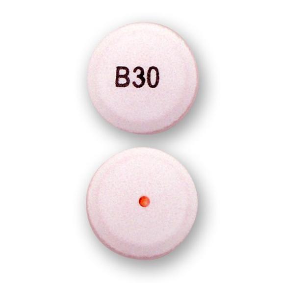 Pill B30 White Round is Carbamazepine Extended-Release