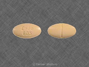Carbidopa and levodopa 25 mg / 100 mg Endo 605