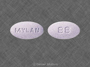 Carbidopa and levodopa extended release 25 mg / 100 mg 88 MYLAN