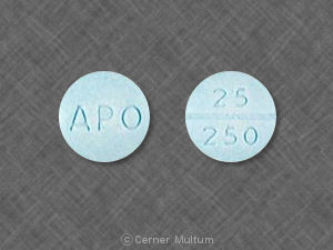 Carbidopa and levodopa 25 mg / 250 mg APO 25 250