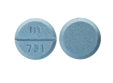 Carbidopa and levodopa 25 mg / 250 mg m 731