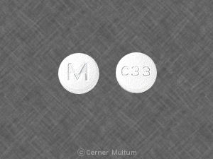 Carvedilol 12.5 mg M C33