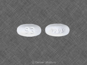 Pill 93 7295 White Oval is Carvedilol