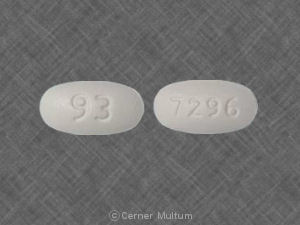 Pill 93 7296 White Oval is Carvedilol