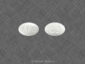Carvedilol 3.125 mg APO C3