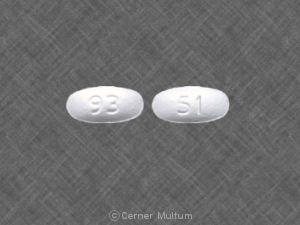 Pill 93 51 White Oval is Carvedilol