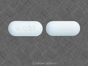 Pill W921 White Elliptical/Oval is Cefuroxime Axetil
