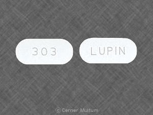 303 LUPIN Pill White Oval 19mm - Pill Identifier