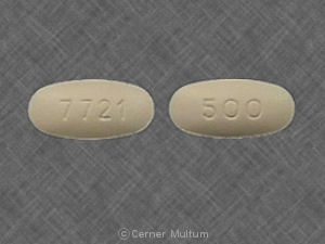 Pill 500 7721 White Oval is Cefzil