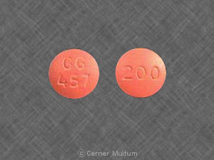 Pill GG 457 200 Brown Round is Chlorpromazine Hydrochloride