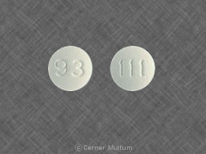 Pill 93 111 White Round is Cimetidine