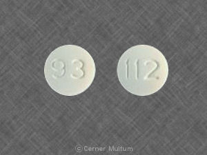 Pill 93 112 White Round is Cimetidine