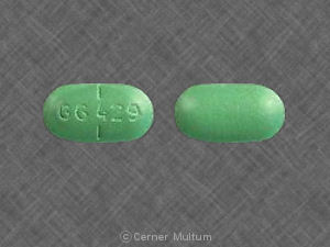 Pill GG 429 Green Elliptical/Oval is Cimetidine