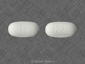 Ciprofloxacin hydrochloride 750 mg R 128