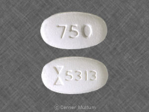 Ciprofloxacin hydrochloride 750 mg Logo 5313 750