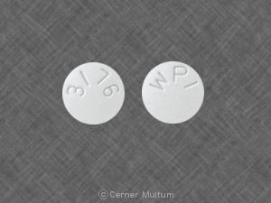 Pill 3176 WPI White Round is Citalopram Hydrobromide