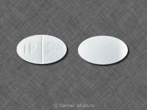 Pill IP 54 White Oval is Citalopram Hydrobromide