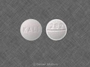 Pill 282 KALI White Round is Citalopram Hydrobromide