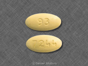 Clarithromycin extended release 500 mg 93 7244