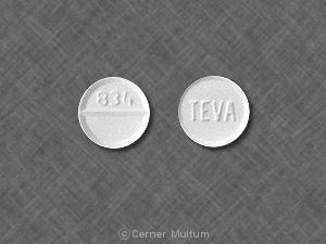 Clonazepam 2 mg TEVA 834