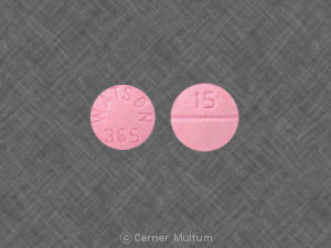 Clorazepate dipotassium 15 mg 15 WATSON 365