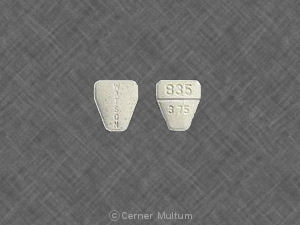 Clorazepate dipotassium 3.75 mg WATSON 835 3.75