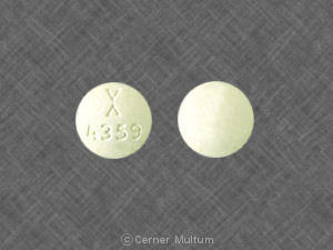 Pill Logo 4359 Yellow Round is Clozapine