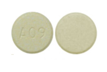 Pill A09 Yellow Round is Clozapine (Orally Disintegrating)