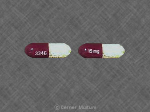 Pill 3346 15 mg Brown Capsule/Oblong is Compazine Spansule