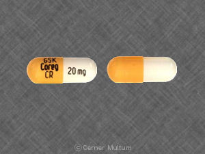 Coreg CR 20 mg GSK COREG CR 20 mg