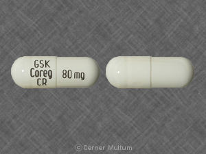 Coreg CR 80 mg GSK COREG CR 80 mg