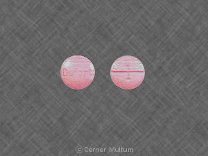 Pill Dupont COUMADIN 1 Pink Round is Coumadin