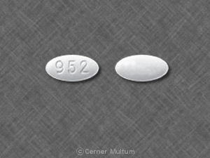 Pill 952 White Oval is Cozaar