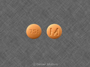 Cyclobenzaprine hydrochloride 10 mg M 751