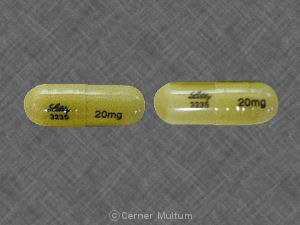 Duloxetine hydrochloride delayed-release 20 mg Lilly 3235 20mg