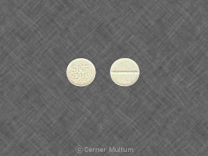 Pill SKF D16 White Round is Cytomel