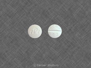 Pill DDAVP 0.2 RPR White Round is DDAVP