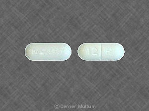 Pill DALLERGY 12 H White Elliptical/Oval is Dallergy SR